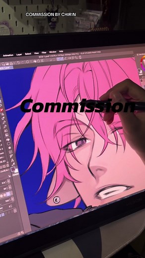 กลับมาพร้อมงาน 😈❤️#chirinr18 #commission #art #artist