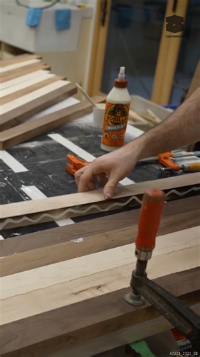 8.5K views · 59 reactions | How to Nail a Herringbone Table Build #herringbone #herringbonepattern #tabledesign | Zac Builds | Facebook