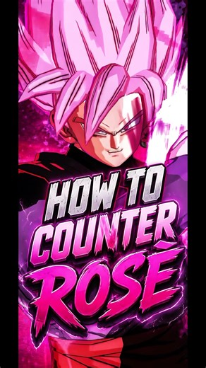 Only ROSÈ Can Counter ROSÈ 🥀 (Dragon Ball Legends) #dragonballlegends #shorts