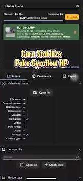 Gyroflow Tutorial on iPhone / Android Easily #gyroflow #fpv