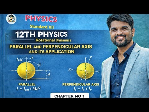 Application Parallel & Perpendicular Axis Theorem | Rotational Dynamics | Class 12 Physics | HSC