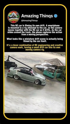 This RC Car Is Filming Its Own Drift