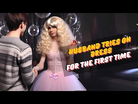 Husband Tries on Dress for the First Time (MTF Crossdressing Story)
