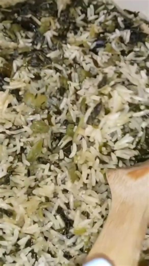 Callaloo seasoned rice a must try.🔥