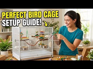 How to set up a bird cage
