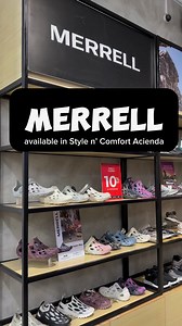Take these shoes from Merrell on your next hike! #2024goals These are on sale for up to 20% off here in the Style n’Comfort outlet, located at the 📍South wing. | Acienda Designer Outlet
