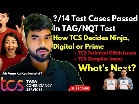 TCS TAG Test: How Many Test Cases Decide Ninja, Digital or Prime Role? | Must Know Truth
