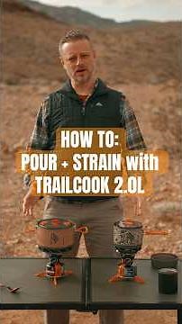 Jetboil TrailCook - How Pour and Strain