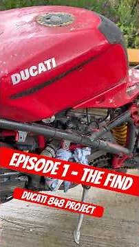 Episode 1 - THE FIND Ducati 848 Restoration Project #ducati #kbike #barnfind