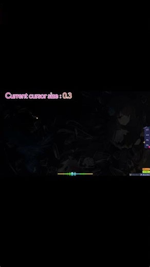 Osu! but everytime I miss, the cursor shrinks #osu #osugame