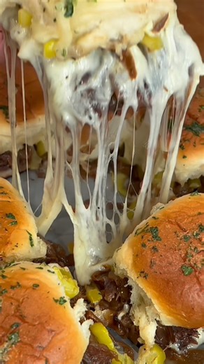 Wayne & Nancy on Instagram: "Viral One Ingredient Chuck Roast Sliders You only add salt! Somehow this concept never crossed my radar before now and I couldn’t believe how amazing it turned out. Literally only salt! Perfect for game day. Thank you for the inspo @dianemorrisey Ingredients • 1 boneless beef chuck roast (about 4 lbs) • Salt & pepper (be generous) • 2 large onions, thinly sliced • 2 tbsp butter • Pinch of salt • @kingshawaiian slider buns • Horseradish spread • Provolone cheese slice