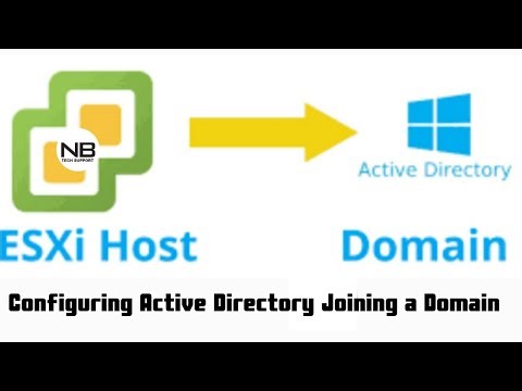 Configuring Active Directory Joining a Domain with VMware vSphere