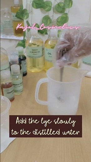 How To Work With Lye ( Sodium hydroxide) In CP SOAP MAKING