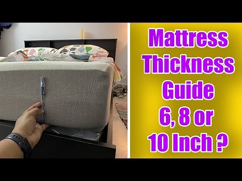 Mattress Thickness Guide (6, 8 or 10 Inches?) Mattress Buying Guide India 2026