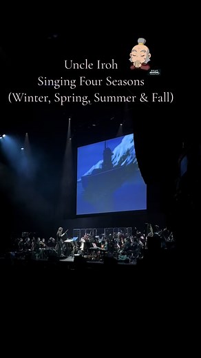 Uncle Iroh Sing Four Seasons Song (Winter, Spring, Summer and Fall) ❄️🌷🌞🍂 - - - #avatarthelastairbender #fyp #atla #avatarinconcert #brooklyn #uncleiroh #firenation #nickelodeon #nickelodeonavatarthelastairbender #avatarliveinconcert