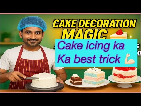 Cake icing easy tips and tricks #cake #cakeicing #cakedecorating #shots #shortsfeed