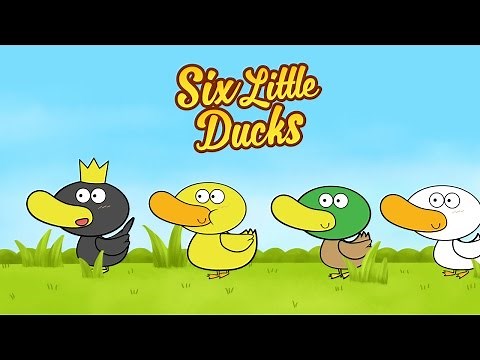 Six Little Ducks | Little Duck Song with Lyrics | Nursery Rhymes for Kids by Luke & Mary