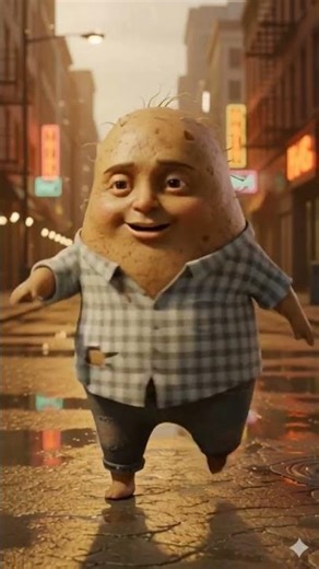 Crazy potato dance – too funny to miss!#shorts