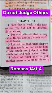Who art thou that judgest another man's servant? to his own master he standeth or falleth. Yea, he shall be holden up: for God is able to make him stand. Romans 14:4 #BibleExposition | Marites Achas