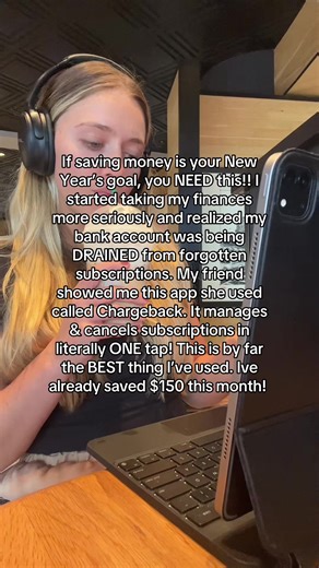 I now am OBSESSED with the chargeback app! Already has saved me soo much money! #subscriptions #relateable #fyp #money #savemoney