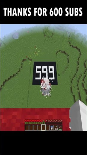 THANK YOU FOR 600 SUBS #gaming #minecraft