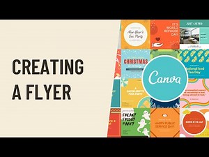 Creating a Flyer Video Lecture | Canva for Beginners - Class 8