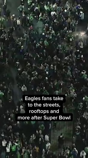 Eagles Fans Celebrate Super Bowl LIX Victory