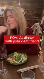 630K views · 20K reactions | Being deaf how do I go to dinner in loud...