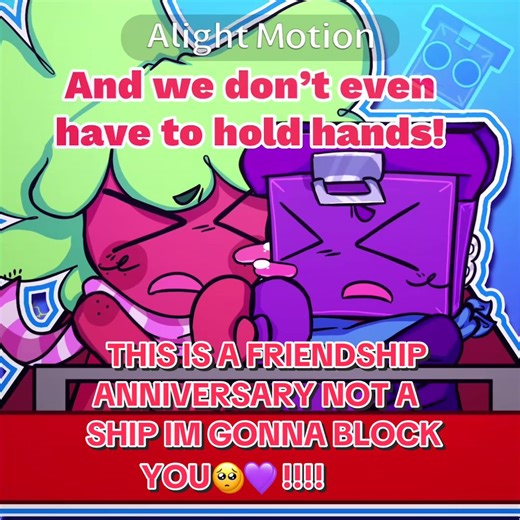 Um hi friendship anniversary alert alert hi!! Um Sprout and Boxten are actually me and Leon 👀👀 so no shipping here no assuming please,, #DandysWorld #alightmotion_edit #Boxten #Sprout #zybca for my pff @Leon !! Smirks 🥹!!