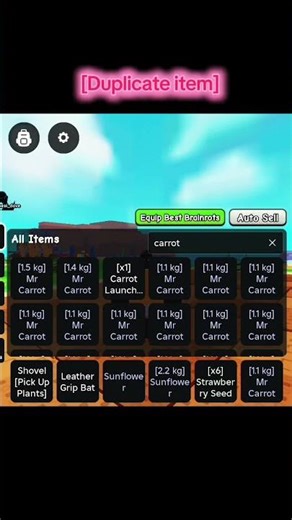 New update script duplicate pvb #plantsvsbrainrot #robloxshorts #roblox