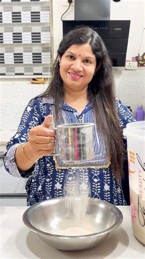 How this hand press stainless steel Atta Channi (Flour Sifter) work? #kitchengadgets #kitchentools
