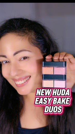 NEW HUDA BEAUTY EASYBAKE DUOS- HOW TO USE #makeuptutorial #hudabeauty #makeup #viral #beautyshorts