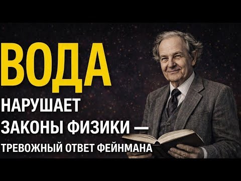 Вода нарушает законы физики — тревожный ответ Фейнмана