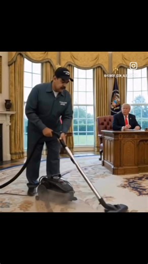 🧼 Cuando te toca “reubicación laboral” Trump y el combo grande 🍔🥤 La Chacha VIP Maduro limpiando y ordenando la Casa Blanca 😂 . 🎥humorconalejandro | Tu País