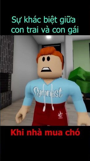 Sự khác biệt giữa con trai và con gái khi nhà mua chó Cre : Đỗ Đạt #shorts #tiktok #roblox