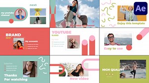 Youtube Slides for After Effects