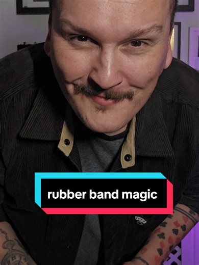 A fun quick trick where a rubber band passes through your hand. #rubber #band #magictrick #magic #trick