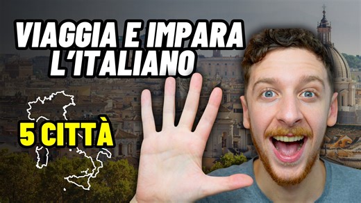 6.2K views · 204 reactions |  Scarica subito il PDF regalo  https://bit.ly/4myrU3j  Vuoi imparare l’italiano viaggiando in Italia? In questo video ti mostro le 5 città migliori per studiare e praticare l’italiano: Firenze, Roma, Bologna, Verona e Lecce. Imparerai come vivere la lingua ogni giorno: parlare con i locali, fare la spesa nei mercati, scoprire tradizioni e partecipare ad eventi culturali. | Italiano Automatico | Facebook
