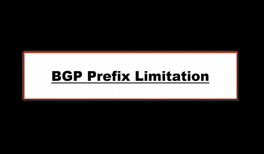 BGP プレフィクス数の制限 | ネットワークのおべんきょしませんか？
