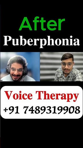Puberphonia | Voice Therapy | Before-After Voice Treatment #MrKundanLalSahu