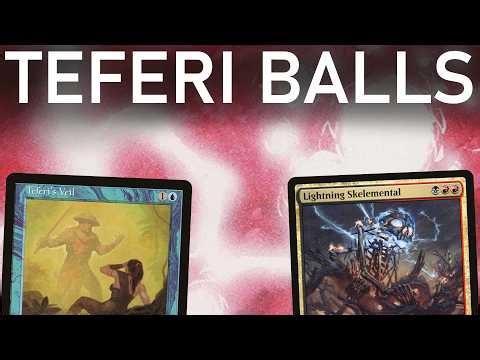 TEFERI BALLS TO THE TEFERI WALLS! Legacy Teferi's Veil Ball Lightning Typal. MTG Brew