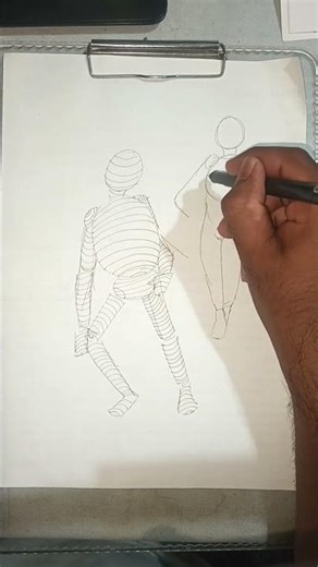 Figure Control Exercises | AN #drawing #figuredrawing #artpractice #drawingexercises