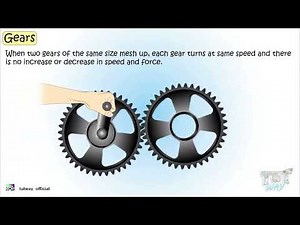 Gears | Characteristics of Gears | Gearing Up | Gearing Down | Mechanical Engineering | Science