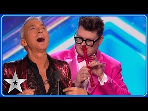 Musician plays the recorder with their NOSE! | Auditions | BGT 2023