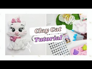 How to Make a Clay Cat | Air Dry Clay Kitty Cat Tutorial