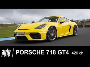 2019 Porsche 718 Cayman GT4 420 hp TEST POV AUTO-MOTO.com