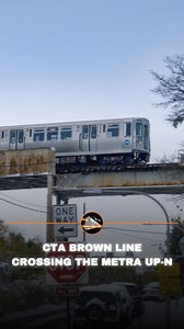 31K views · 746 reactions | An inbound CTA Brown Line train crosses...