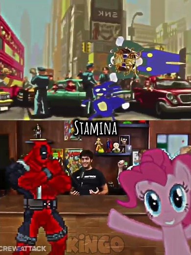 Sanic & Weegee vs Deadpool & Pinkie Pie | #vsedit #edit #deathbattle #cartoonfightclub