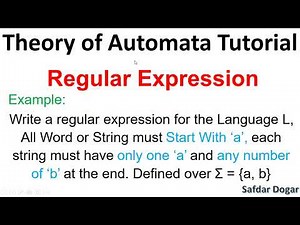 Regular Expression in Theory of Automata | How to Create Regular Expression | Theory of Automata