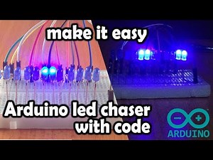 How to make a KNIGHT RIDER LED CHASER - Arduino nano with a KNIGHT RIDER LED CHASER [8 LED patterns]